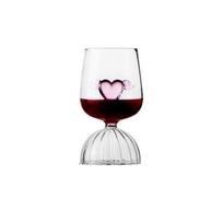 Širdies formos kokteilių taurė Elegantiška romantiška stiklinė taurė Vestuvėms Namų barui Šventėms Restoranams 350ml Type 4