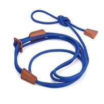 Dizainerių šuns pakinktai pavadėlis Rankų darbo integruotas šuns krūtinės ir nugaros traukimo lynas Nailoninis lengvo pasivaikščiojimo šuns pakinktai pavadėlis (Blue,Uniform Size (Diameter:0.8cm, Length:143cm))