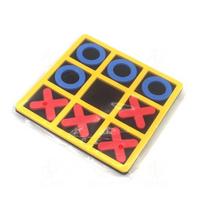 Parent-Child Interaction Leisure Board Game OX Chess Funny Developing Intelligent Educational Toys Puzzles Game Kids Gift black