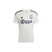 Adidas Ajax Amsterdam 23/24 išvykos apranga Grafinis spaudinys Marškinėliai trumpomis rankovėmis Vyriški Sportinė apranga Ryškiai baltas HZ7717 XXL white