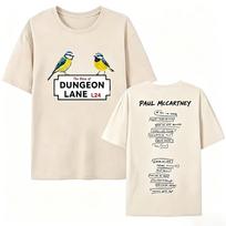 2026 New Hot Selling Summer The Boys of Dungeon Lane Paul McCartney New Album Tshirt Neutral Cotton Short Sleeve Street Wear 2XL white