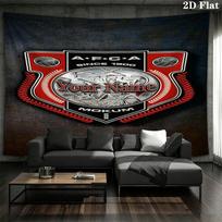 Afc Ajax Crest Custom Name Wall Tapestry Aesthetic Wall Hanging Printed Fabric Blanket Decorative Tapestries For Bedroom Living Room Home Decor 150cm x 200cm