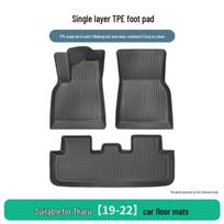Volkswagen T-Roc 2019-2022 TPE Rubber Floor Mats - Durable & Dirt-Resistant gray