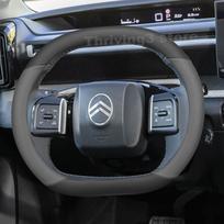 Odinis automobilio vairo užvalkalas Citroen C3 Hybrid e C3 2023 2024 2025 Neslystantis Auto interjero Citroen e C3 Aksesuarai 2025 gray