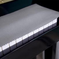Luxury Technology Cloth Piano Cover Key Dust Cover Nordic Keyboard Covers Cloth No-wash18x126cm Piano Accessories 18x126cm gray