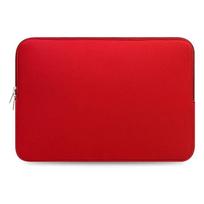 Minkštas nešiojamojo kompiuterio krepšys Huawei Xiaomi Hp Dell Lenovo nešiojamojo kompiuterio kompiuteriui Macbook Air Pro 11 12 13 14 15 15.6 17 dėklas 10 inch raudona