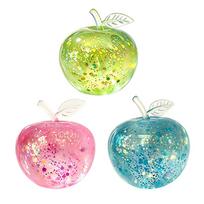 Squishy Polar Light Apple Stress Ball Soft Fidget Sensory Toy For Adhd  Slow Rebound Squeeze Toy For Adult Christmas Gift yellow