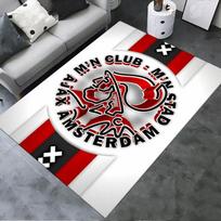 2025 Naujas Ajax Amsterdamo kilimas svetainei, miegamajam, namų sofos dekoravimui, vaikų žaidimų neslystantis grindų kilimėlis07 40x60cm( 15x23in ) black