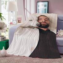 Dainininko M-maluma Antklodė Šilta Ir Minkšta Tinka Miegamajam Svetainei Sofa-lova Biurui Kelionėms Stovyklavimui 40x50in