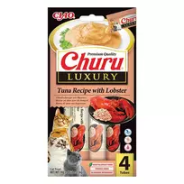 Churu Luxury kreminis skanėstas katėms su tunu ir omarais N4
