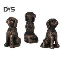 3 vnt. Augalų vazonų atramos Dekoratyvinės Sodo Gyvūnų Tema Augalų Gėlių vazonų kojelės Sintetinės dervos vazonų pakėlėjai Little Dog black