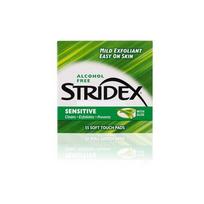 Stridex Sensitive Acne Exfoliating Pads 55 Pads - Gentle Acne BHA Care, Korean 55 Pads(1pc) green