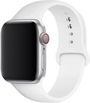 Silikoninis dirželis Apple Watch Band SE-10 42/46mm 44/45mm 38/40/41mm apyrankė iwatch Serie 9 8 7 6 5 4 3 ultra 2 49mm 42 44 45 49mm S-M balta