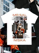 Prancūzija Raperis Niska Ponas Sal Albumas 2026 Prekės Nauji Marškinėliai 100% Medvilnė Unisex UnisexS Unisexs Marškinėliai Gerbėjams Koncertas Mada Y2k Laisvalaikio Marškinėliai M gray