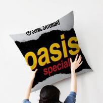 Juosta O-Oasis Pagalvė Dovana Namų Biuro Dekoracija Pagalvė Miegamojo Sofos Automobilio Pagalvėlės Užvalkalas Pagalvės Užvalkalas 18x18Inch
