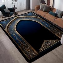 Islamic Muslim Carpet for Living Room Bedroom Bedside Floor Mat Home Lounge Decoration Absorbent Anti-Slip Doormat Prayer Rugs 40x60cm