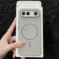 For VIVO X300 FE Case Hard Luxury Magnetic Comfortable Feel Shockproof Anti Fall Protect Back Case For VIVO X300 FE Shell Bumper vivo X300 FE pilka spalva