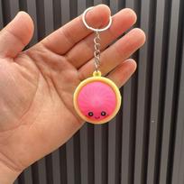 Baozi Steamer Dumpling Keychains with LED Charm Perfect for Party Gift Bags 4 brown