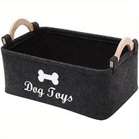Felt Pet Toy Box Dog Toy Box Storage Basket Box - Perfect for Organizing Pets 5