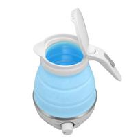 850W sulankstomas elektrinis virdulys 600ml silikoninis automatinis išsijungimas sulankstomas karšto vandens virdulys kelionėms