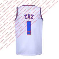 2026 Space Jam Bugs 1 Lola 10 Taz Krepšinio marškinėliai be rankovių apdaila Vyriški Animacinis Retro Sportinis uniforma Vintage Streetwear Vaikų Viršutinė dalis L