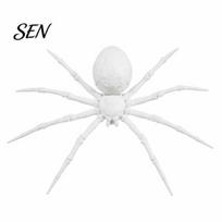 Desktop Ornament for Office Realistic Spider Figurine, Articulated Lifelike Fake Decoration with Flexible Decor Joints, Bendable Prop Halloween Party,