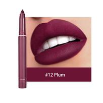 Rotatable Dual-use Lipstick Pen Is Not Easy To Fade Nonstick Cup Matte Lipstick Pencil Lip Liner Lipstick 12 beige