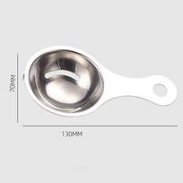 Egg Yolk Separator Stainless Steel Eggs White Filter Kitchen Gadgets Separating Funnel Spoon Divider Kitchen Utensils 1PC sidabras