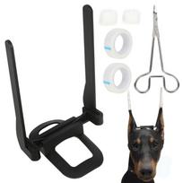 1 rinkinys Šuns ausų stovas Fiksuotas atraminis korekcinis Dobermano ausų stovėjimo atraminis įrankis Reguliuojamas patvarus Šuns ausų stovėjimo reikmenys A3