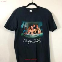 Rare Hot Nicotine Dolls Band Black S To 5xl Concert T Shirt Pn384 Vintage Top For Everyday Wear Streetwear Graphic 3XL white