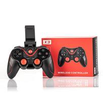 Hot Sell X3 Wireless Bluetooth Game Controller with Direct Connection Support for Android/iOS/PS3/PUBG Games X3 Gamepad black