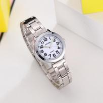 Children Digital Quartz Watch For Kids Stainless Steel Band Gift For Boys And Girls gray