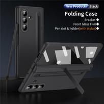 Matte PC With S Pen Front Screen Hinge Protect Case For Samsung Galaxy Z Fold 8 Ultra 7 6 5 4 3 Fold8 5G Bracket Holder Cover Galaxy Z Fold 8 Wide