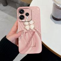 Oppo Reno 15 14 13 12 11 10 Pro 15F 14F 13F 12F 11F telefono dėklas Paprasti inicialų raštai Skystas minkštas silikonas Atsparus smūgiams Patvarūs galiniai dangteliai Realme P3 Lite 4G gray