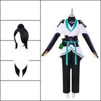 Anime Sage Cosplay Costume Wig Game VALORANT Sage Costume Wig L&Sage white