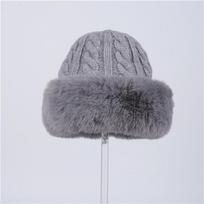 Winter hat female cute antlers hairball ear protectors plush hat Christmas thickened Northeast Lei Feng hat cycling hat One Size