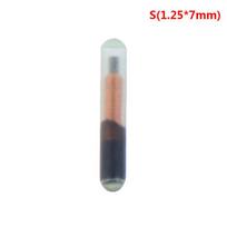 RFID Microchip Animal ID Mini ISO Compliant Pet Cat Dog Transponder Tag With EM4305 Chip For Identification Implant 134.2KHZ white