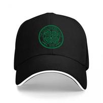 Boston Celtics Logo Black Baseball Cap with Green Embroidered Shamrock Design for Fans and Casual Wear One Size black
