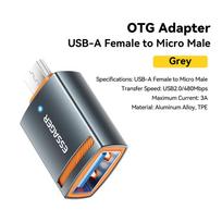 Essager USB3.0 OTG Adapter Type-C USB-A Micro Female to USB Micro iPad Type-C Male Converter For Macbook Xiaomi iPhone OTG Adapt 3 USB2.0 to Micro 3A