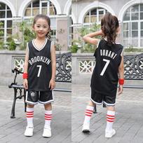 Kids Basketball Jersey Set Printed Number Unisex Kindergarten School Training Uniform L