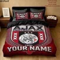 Afc Ajax Bedding Quilt Set Quilt Cover Pillowcase Home Decoration Birthday Gift (1 * duvet cover + 2 * pillowcase, without core) 140x200cm