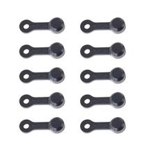 10pcs Oil Disc Silica Gel Dust Cap Bike Bleed Nipple Cover Brake Clamp Accessories Oil Nipple Set black-10pcs