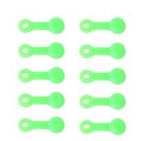 10pcs Oil Disc Silica Gel Dust Cap Bike Bleed Nipple Cover Brake Clamp Accessories Oil Nipple Set green-10pcs