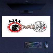 Custom Name,AFC Ajax Mouse Pad, Large Gaming Desk Mat, Non-slip XXL Mousepad for Laptop & Tablet, Mini PC Playmat with Stitched Edges 40cmx90cm(15.7x35.4inch)