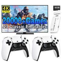 M15 4K TV Retro Handheld Game Console Stick 2.4G Dual Wireless Controller 20000+ Classical Games 23 Classic Emulaters 1 United States gray