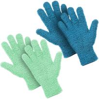 Microfiber Washable Dust Removal Gloves for Cleaning Plants, Tables, and Kitchen Surfaces