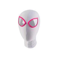 Spider-Man Mask Miles Gwen Venom Skin Tight Hood Cosplay Halloween Balaclava for Kids Adults One Size white