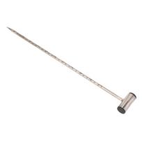14inch Soil Probe Humidity Meter Soil Sample Probe Stainless Steel Soil Probe Rod for Garden Plant Farm white