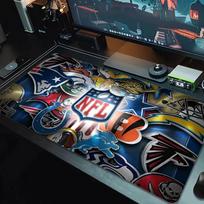 National Football League Mouse Pad Large Gaming Table Cushion Nonslip Laptop Tablet Big Mousepad Xxl Mat Mini Pc Playmat With Lock Edge 30cmx80cm(11.8x31.5inch)