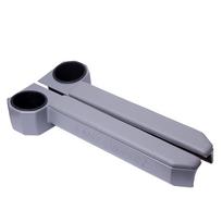 Car Accessories 2PcCar Cup Holder Door Armrest Organizer Trim For Toyota Land Cruiser 70 Series LC70 75 76 78 79 FJ70 FJ78 FJ79 Left Right gray